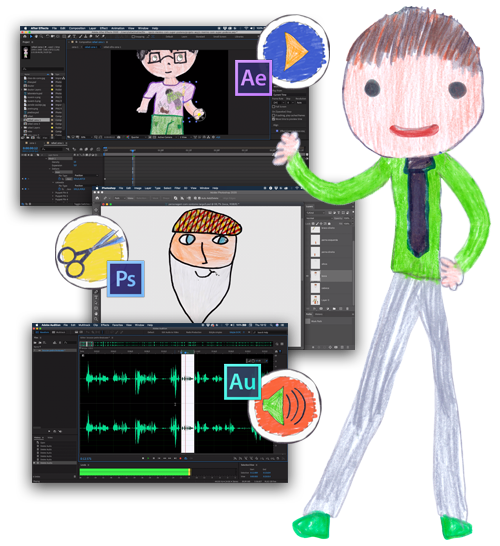 Aprenda After Effects, Photoshop e Audition